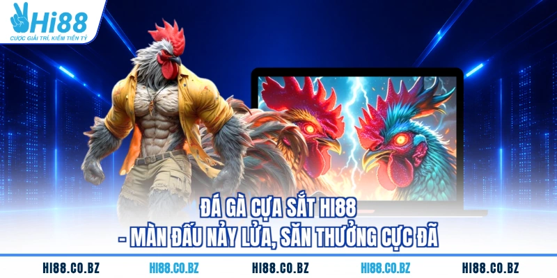 Đá Gà Cựa Sắt HI88 - Màn Đấu Nảy Lửa, Săn Thưởng Cực Đã